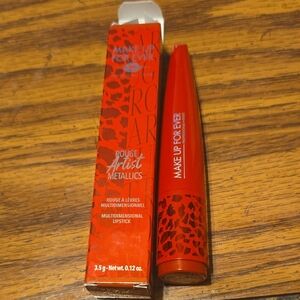 Makeup Forever Rouge Artist Metallics Lipstick - Fiery Red